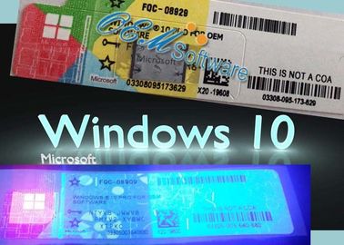 Komputer PC / Laptop Windows Klucz produktu Windows 10, Win 10 Pro Retail Oem Pack DVD