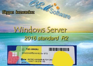Slim Pack Windows Server 2016 R2 Standardowa licencja na oprogramowanie OEM Coa Sticker
