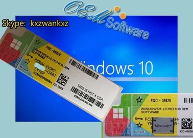Darmowa wysyłka Windows 10 Professional Klucz aktywacyjny X 20 Label COA
