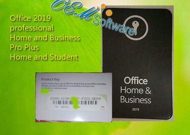 Oryginalny klucz wiążący karty produktu Microsoft Office Home And Business 2019 HB PKC