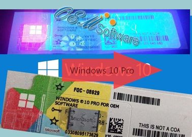 Uaktualnij Windows 10 Professional Klucz licencyjny Aktywacja online Wygraj naklejkę 10 Coa
