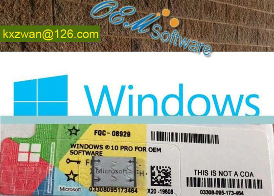100% oryginalna naklejka na system Windows 10 Coa, wygraj 10 etykiet produktu Home Key X20