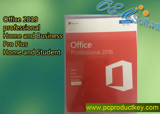 Oryginalny klucz wiążący Office 2016 PKC Pro Plus 5-częściowy klucz DVD Box