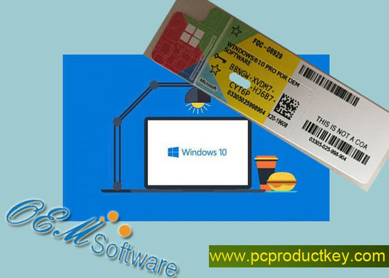 Komputer Windows 10 Coa Sticker Wygraj 10 licencji na profesjonalną etykietę z hologramem